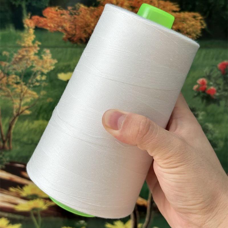 

One Jin Large Polyester Sewing Thread: High-Speed Overlock Edging Thread, Pagoda Style, 25,000 Meters White