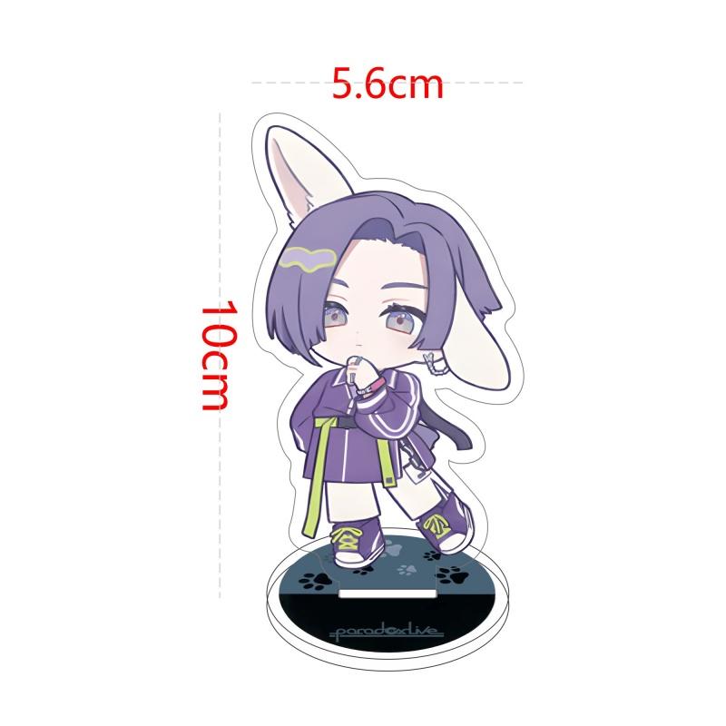 Anime Paradox Live Sugasano Aren Yon Hajun Acrylic Stand Keychain Figure Model Plate Desk Decor Standing Sign Fans Birthday Gift