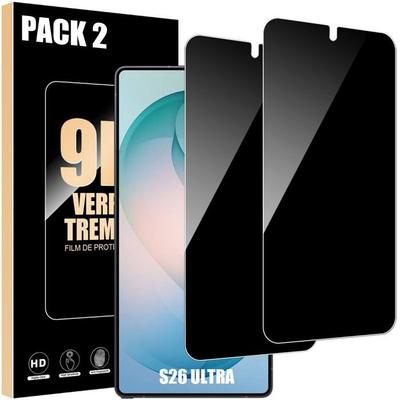 2 Tempered Glass - BOOLING - for Samsung Galaxy S26 Ultra - Anti-Spy Screen Protector