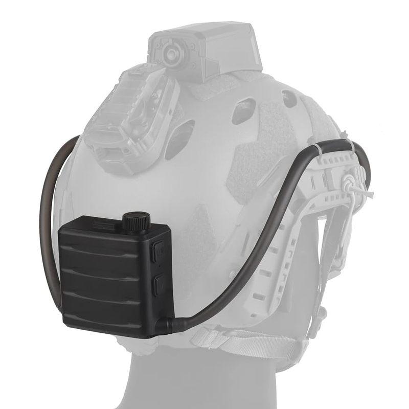 Tactical Cordless Airsoft Goggles Defogger Defogging Fan Anti-fog Pump for Safety Glasses with Rubber Seal Adjustable Wind Speed