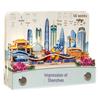 3D Landscape Jiangshan Memo Pad: Desktop Ornament & Calendar - Cultural & Creative DIY Gift