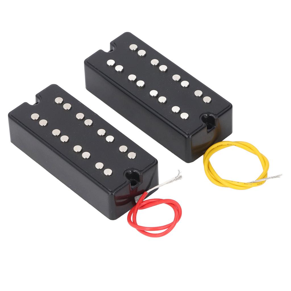 Humbucker Pickup Set Open Style 2 Holes Double Coil Pickup for 4 String Electric Bass Guitar