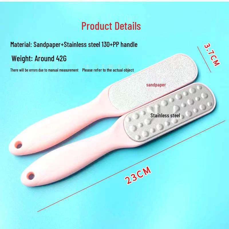 Stainless Steel Double-Sided Foot File and Callus Remover