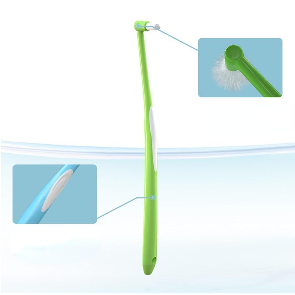 Periuta ortodontica interdentara cu o singura fascia moale pentru curatare periuta de dinti Instrument de ingrijire orala Cap mic Implant de par moale Adult