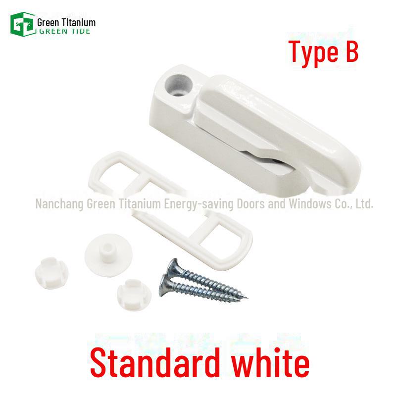 T-Type Lock Sliding Window Handle: Anti-Theft Casement Lock for Plastic and Steel Windows