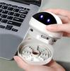 Desk Dust Vacuum with Clean Brush USB Charging for Home Office Table Sweeper Desktop Cleaner Mini Vacuum Cleaner