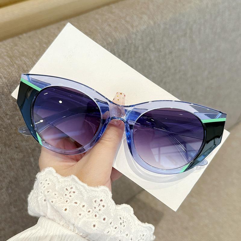 Cat Eye Shape Sun Glasses for Woman European American Fashion Men Sunglasses Travelling Hiking Fishing Sunglasses Female