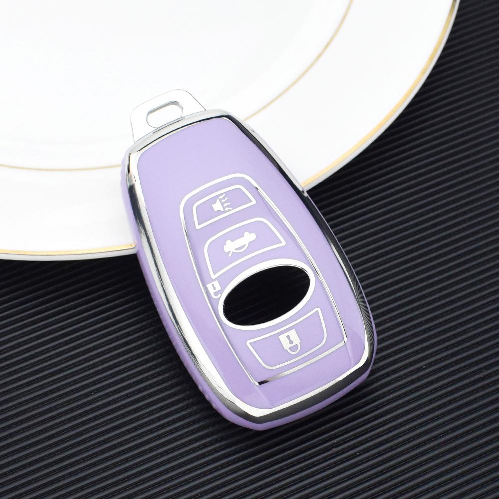4 Buttons TPU Shell Fob Holder For Subaru Ascent Crosstrek XV BRZ Forester Impreza Legacy Outback Car Smart Key Cover Case