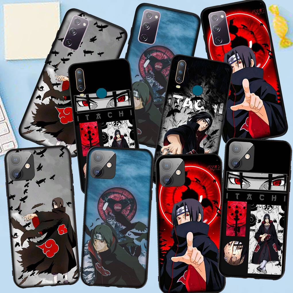 Case for iPhone 17 15 16 Plus Xiaomi Poco X7 X6 F8 F7 M8 C85 C75 C71 Redmi Note 14 12 11 13 Pro Max 14C 13C 15C Cartoon Itachi Uchiha Narutos Akatsuki