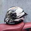 DOT Full Helmet Double Mirror Helmet Men's Four-season Universal Hard Hat Female Knight Locomotive Double Lens