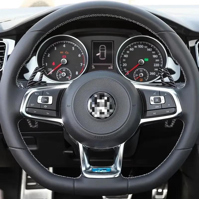 For Volkswagen steering wheel paddle shift VW MK7 Golf 7 Rline 7.5 GTI Tiguan Sciricco Touran X Sagitar POLO GTD GTE accessories