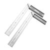 High-Quality Stainless Steel Multi-Functional L-Square Ruler, 300mm & 500mm, for Woodworking and Angled Measurements.
