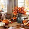 3/1 Stück Herbst Schleierkraut Künstliche Blumen Falsche Pflanzen für Zuhause Hochzeit Tafelaufsatz Tisch Thanksgiving Party Herbst Dekorationen
