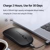 2025New Rechargeable Wireless Mouse Bluetooth-compatible 2.4GHz Dual Modes Computer Mice with Nano Receiver for PC Laptop