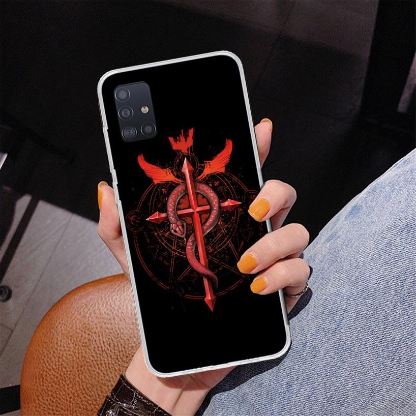 Fullmetal Alchemist Anime Phone Case For Samsung Galaxy A52 A32 A22 A12 A51 A31 A50S A30S A20S A10S Note 20 Ultra 10 Plus S10 A7