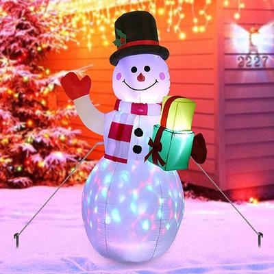 1.5M Snowman Christmas Inflatables Decoration for Backyard Garden Patio