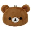 Unique Rilakkuma Character Coin Purse Chairoikoguma, Size: Approx. W10.2 D1.5 H7.5 RK-0026D