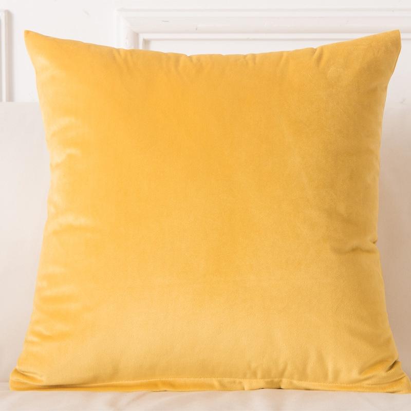 Plush Sofa Cushion Cover Modern And Simple Design Wholesale Velvet Pillowcase
