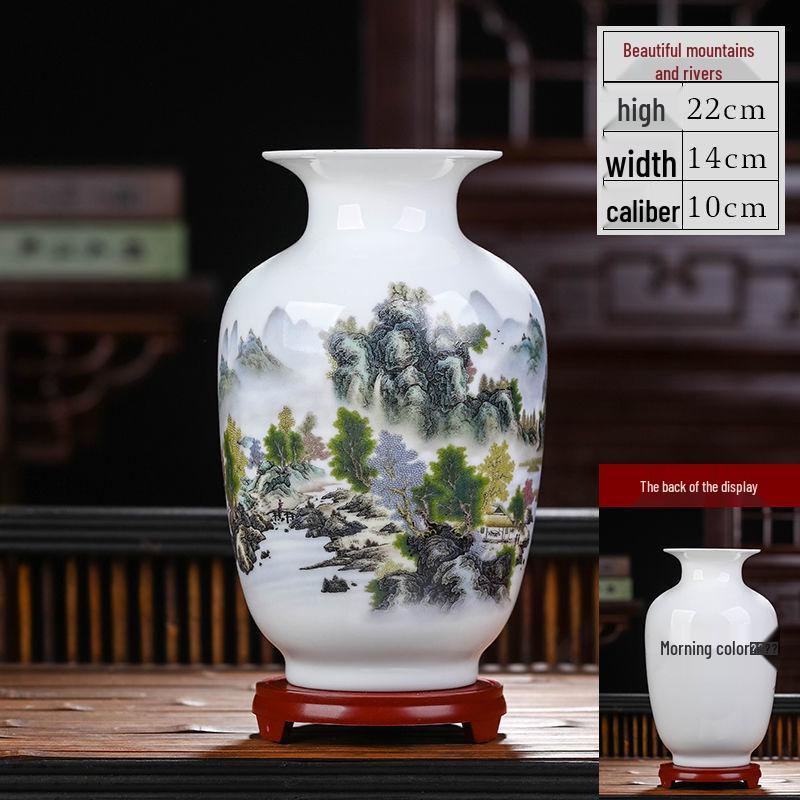 

Большая керамическая ваза для орхидей для гостиной, для цветочной композиции и гидропонного выращивания