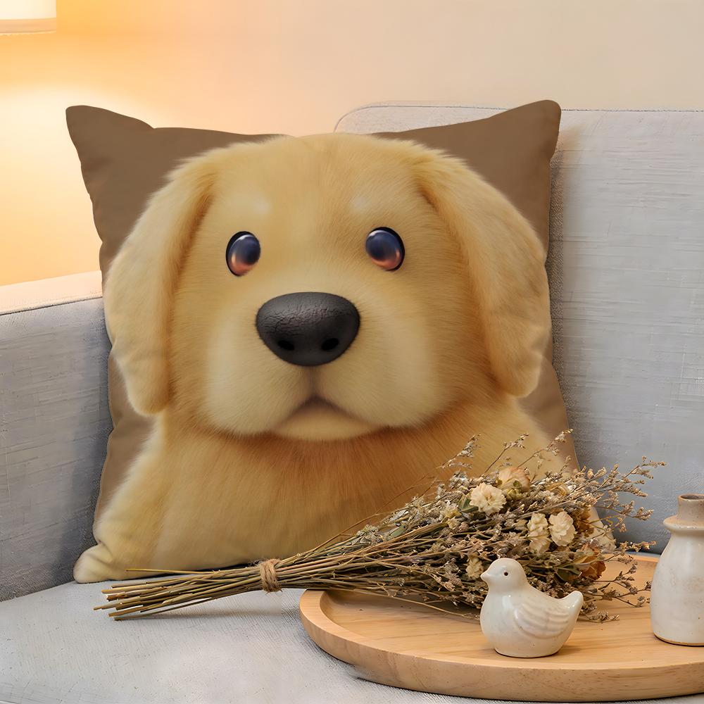 

Cushion Cover Linen SkinFriendly Soft Decorative Case for Sofa Home Decor Kwaii Anime PParty Animals Pillow cover 30x30 cm