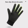 1 Pair Winter Warm Sports Gloves Cold Weather Water-Resistant Thick Plush Lining Touchscreen Gloves for Kids