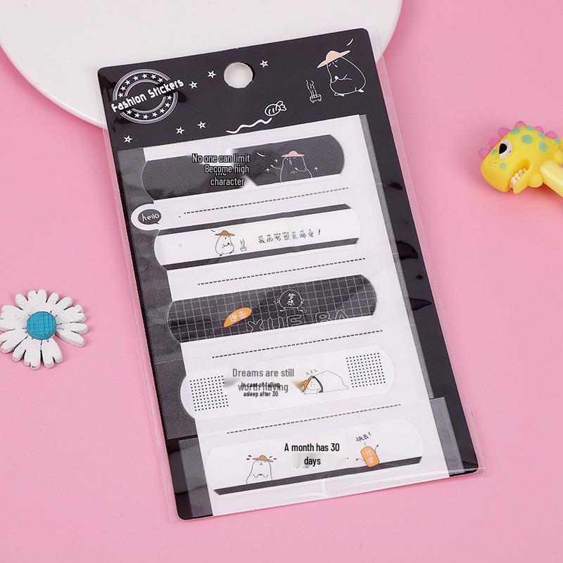 New Cartoon Band-Aid Shaped Stickers for Travel & Outdoor Use