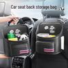Multifunctional Car Seat Back Tissue Box Storage Bag