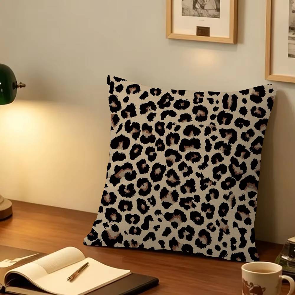 Short Velvet Leopard    Pillow Cover Design cushion Cover decor Holiday Decorati