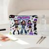 K-POP Themed Makeup Toiletry Organizer Bag Double Sided Idol Characters Travel Home Storage for Cosmetics Skincare Jewelry Gift