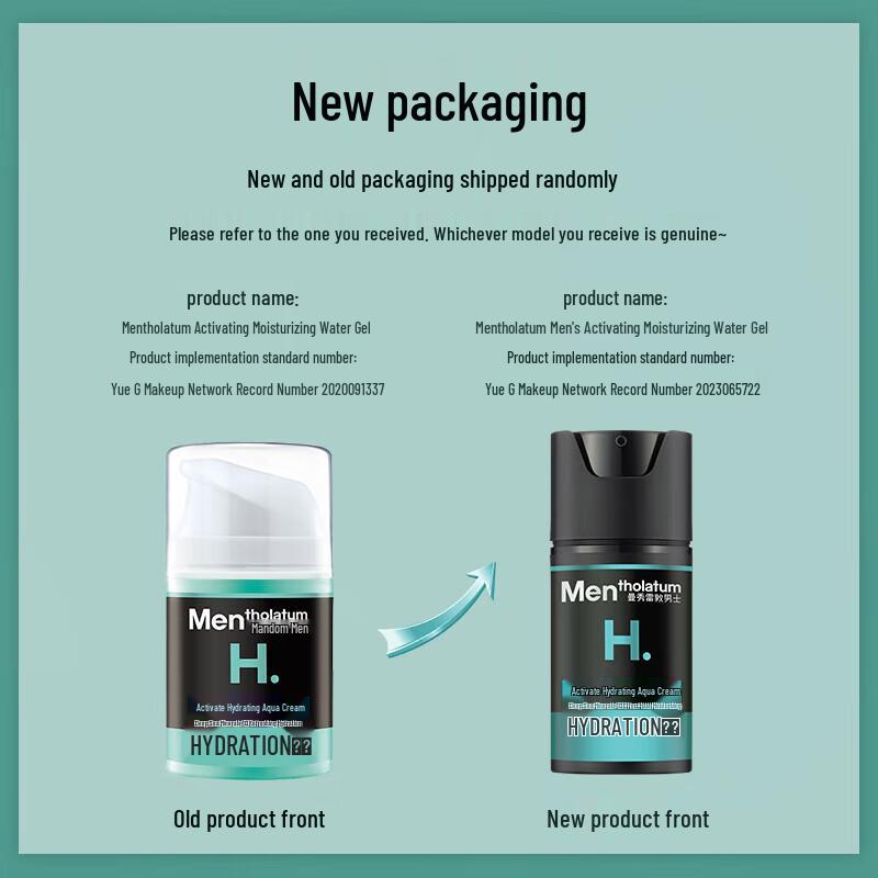 Mentholatum Men's Active Hydration Water Cream