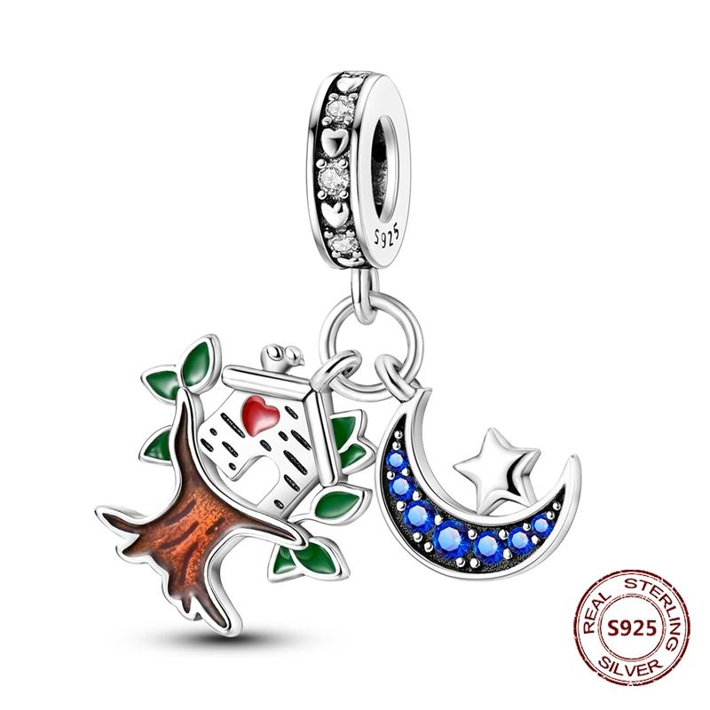 New Christmas Charm Bead Charms 100 copper Christmas Tree Santa Claus Ice Boot Pendant Bead Charms Compatible With Bracelets Do It Yourself Jewellery
