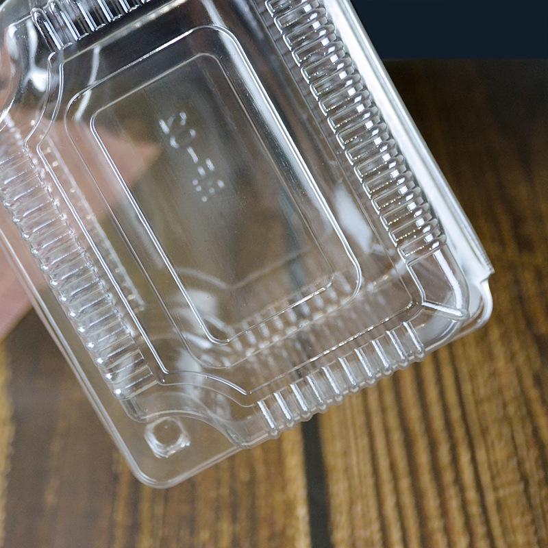 Transparent Disposable Pastry Packaging Box for Cakes and Bread