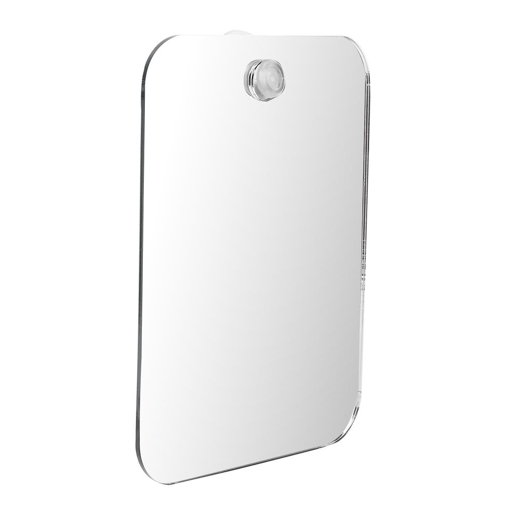 AntiFog Shower Mirror Bathroom Wall Hanging Shaving Mirror with Suction Cup Hook
