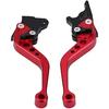 Tbest Front Brake Lever,Motorcycle Brake and Clutch Lever Kit,1 Pair of CNC Motorcycle Clutch Drum Brake Lever Handle Universal for GY6,Fit for CG125