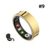 Smart Ring - Health Tracker with SPO₂/HRV/Sleep Monitor, 5ATM Waterproof & No Subscription, 7-Day Battery for Men & Women, iOS A