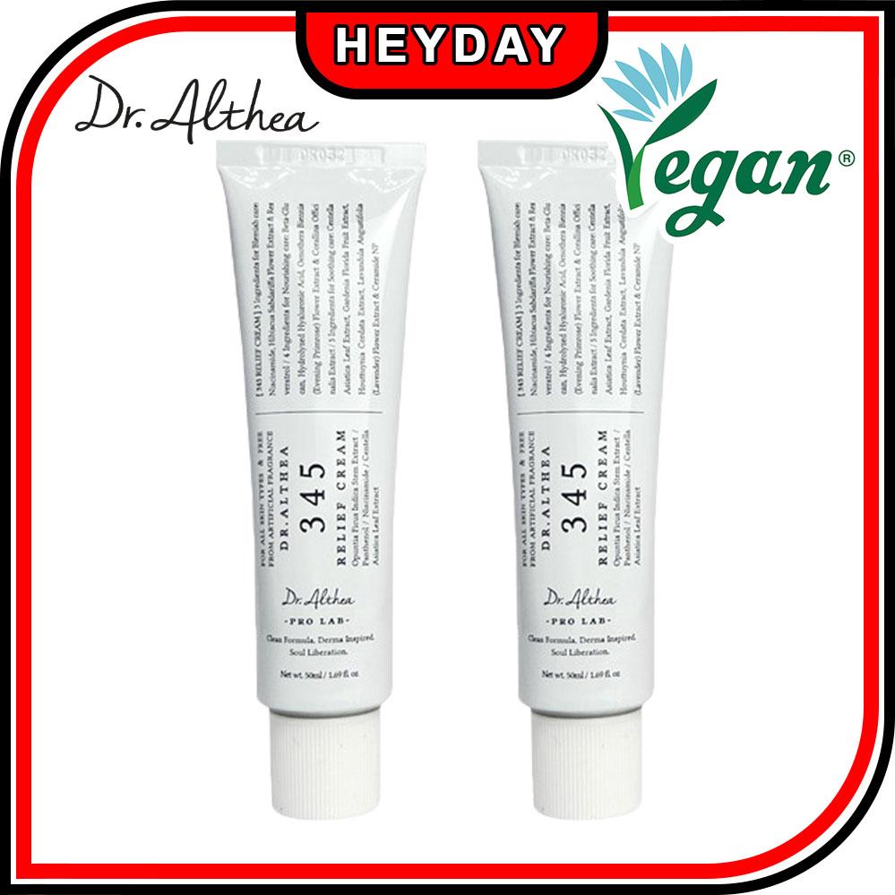 [Dr.Althea] 345 Relief Cream 50ml x 1 / 2 pcs 100% Authentic Niacinamide Cream Acne Cream Korean skincare