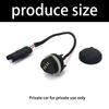 Motorcycle Tail Section USB Chargers Cover With Easy Installation Waterproof Design for R1300GS R1300GS ADV