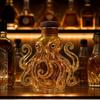 Octopus Shaped Glass Whiskey Decanter Unique Handcrafted Bottle for Spirits Liquor Bar Home Decor Gift Display