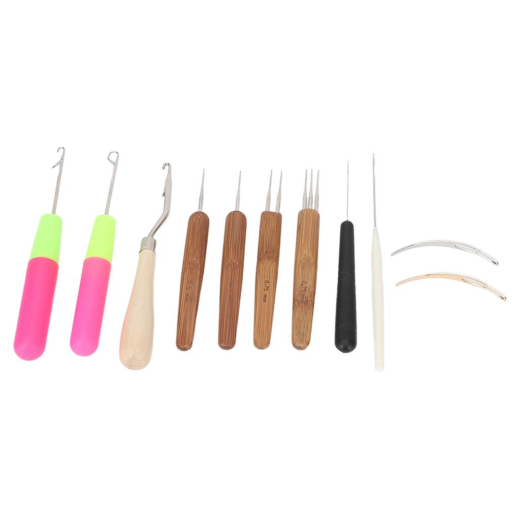 Alloy DIY Dreadlocks Crochet Hook Comfortable Handle Wide Application Crochet Needle