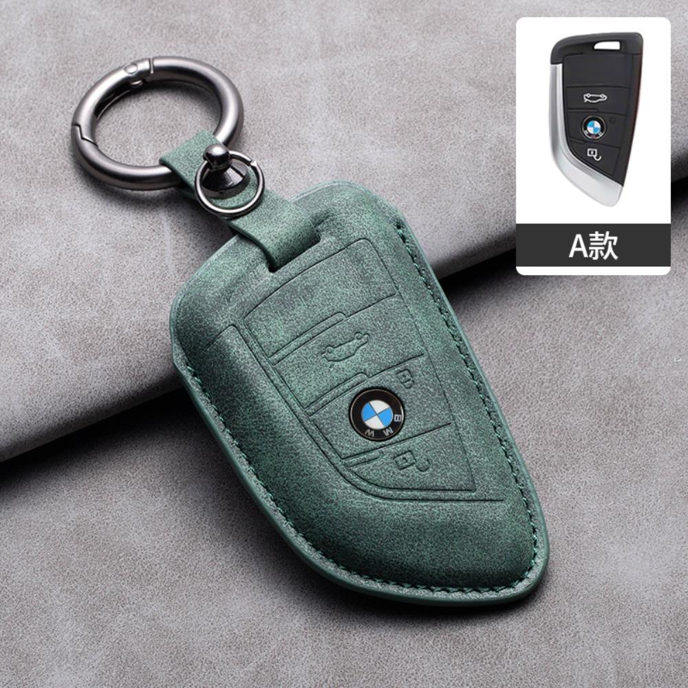 For BMW Key Cover for 5 Series 3 Series 525li 530 X1 X3 X4 X5 118i Hollow Design Protective Shell with Blade Keychain