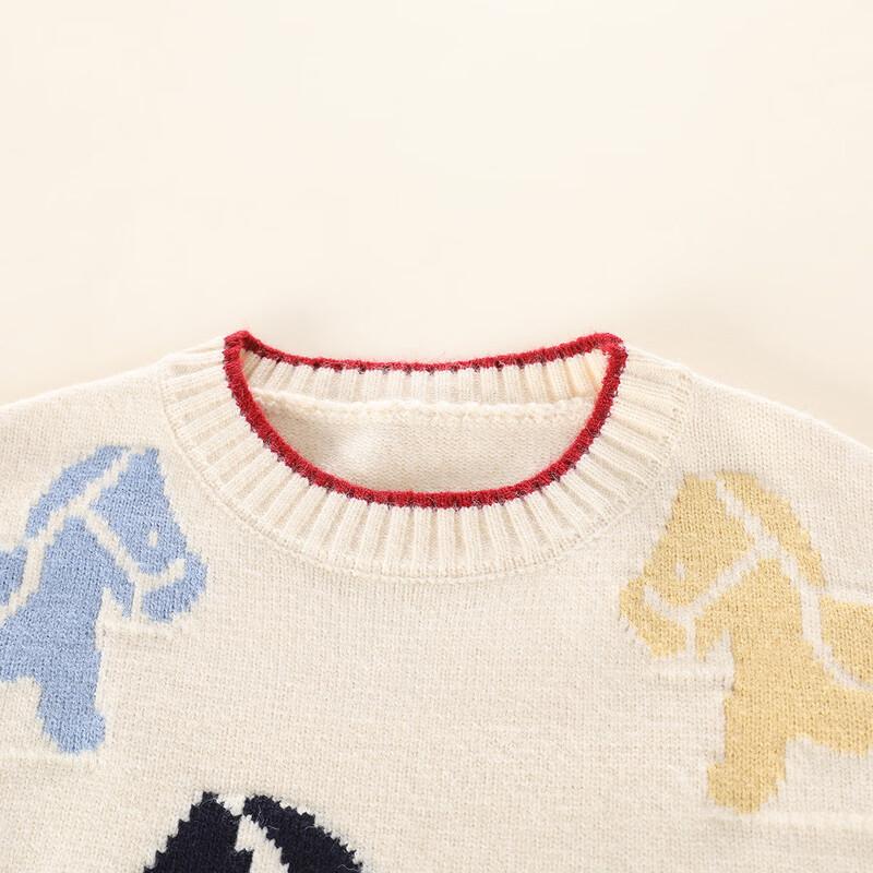 Girl's Cartoon Jacquard Winter Sweater