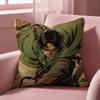 L-Levi A-Ackerman Cushion Cover Multi-Scene Pillow Cover for Home & Car - Reversible, Soft & Durable for Daily Use