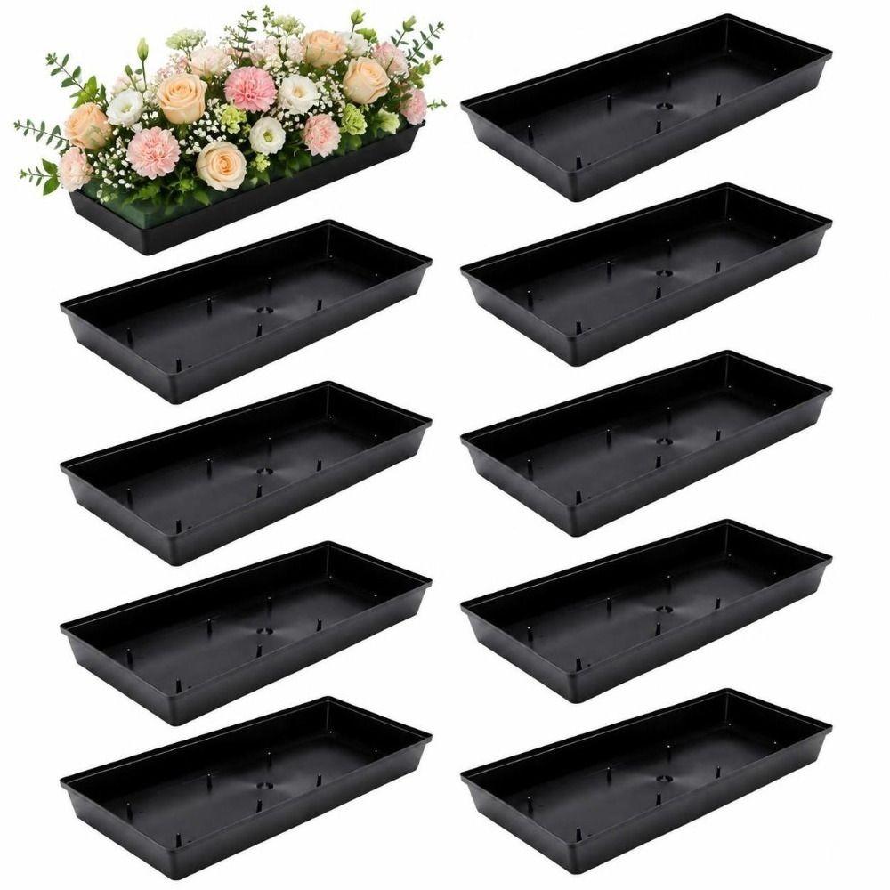 10PCS Rectangular Floral Foam Tray Plastic Centerpiece Holder Wedding Decoration