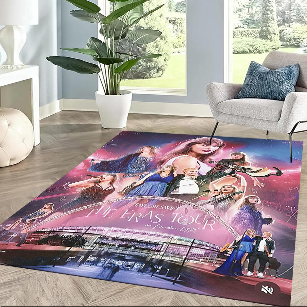 Taylor Swift's Era Tour Square rugs are a great choice for living rooms, bedrooms, home décor, and as gifts.
