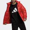 Adidas Down Jackets Men's Red Stand Collar Moderate GV5348