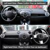 Anti-UV Suede Leather Dashmat for Mazda 2 DE Demio 2007-2014 Black/Brown Dashboard Cover Sun Shade Carpet Pad Accessories