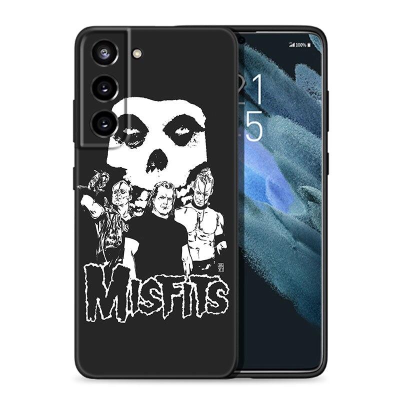 The Misfits Glenn Danzig Phone Case For Samsung Galaxy S20 S21 FE S22 Ultra S10 Lite S10E S9 S8 Plus S7 Edge Soft Black Cover