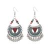 Boho Vintage Drop Dangle Beads Tassel Earrings For Women Handmade Triangle Geometric Bohemian Earings Fashion Jewelry Bijoux