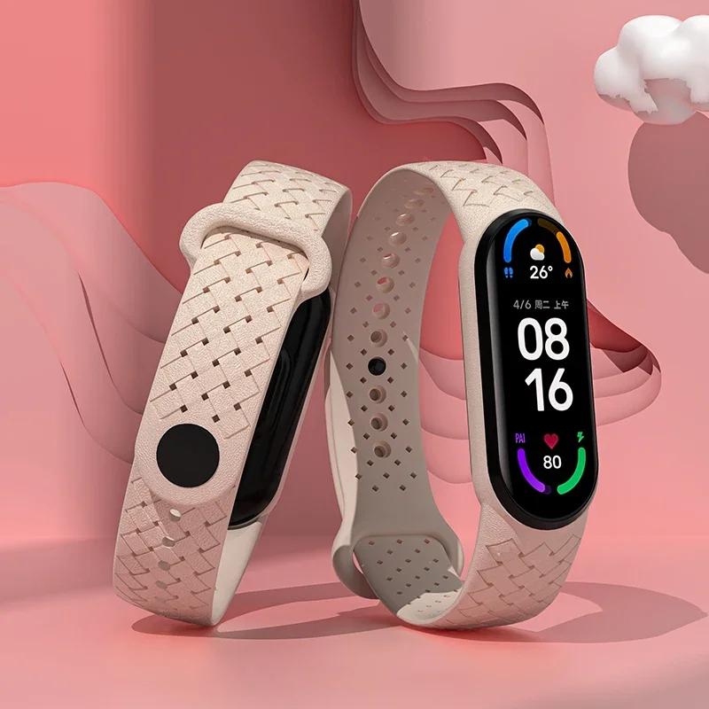 Soft Silicone Bracelet For Xiaomi Mi Band 6 5 Wristband Miband 7 6 Quick Replacement Sport smartwatch Correa mi band 4 6 7 Strap