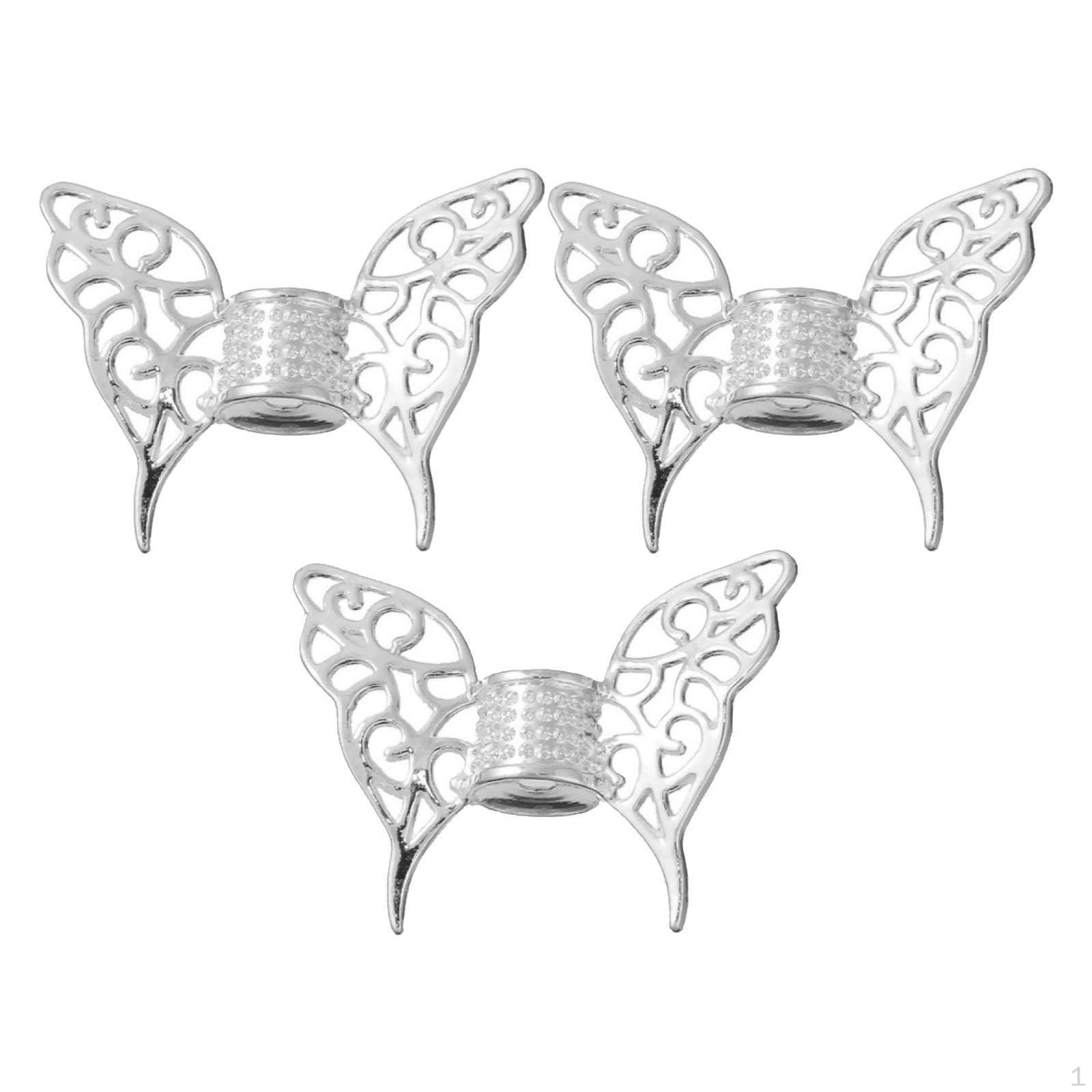 

3шт распорные бусины ювелирные изделия DIY выводы форма крыла бабочки аксессуары для животных